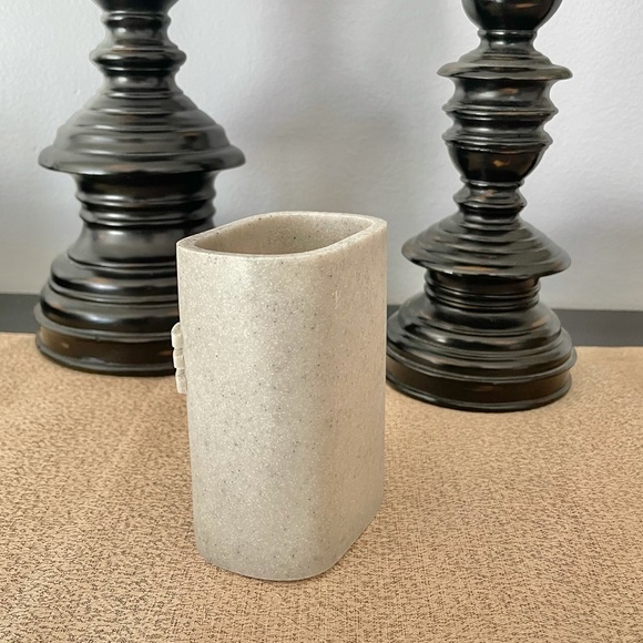 New Sandstone Bathroom Set-RINSE Cup/Soap Dish - Picture 3 of 4